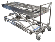 Cadaver Scissor Lift with Rollers the M690